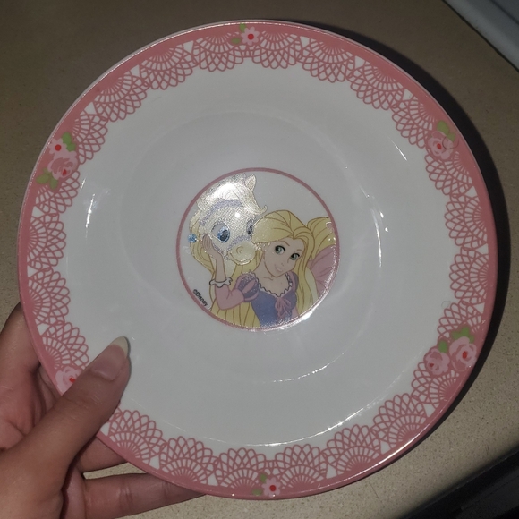 5 for $25 | Disney Tangled Rapunzel and Palace Pet Blondie Ceramic Bowl - Picture 5 of 12